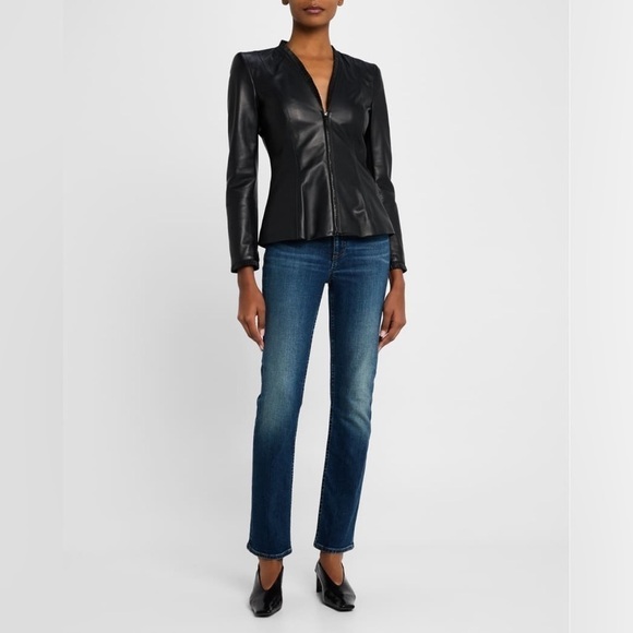 NEW w/o Tags Rag & Bone Wren High-Rise Slim Straight Jean Raw Hem Size 26 - Picture 5 of 16